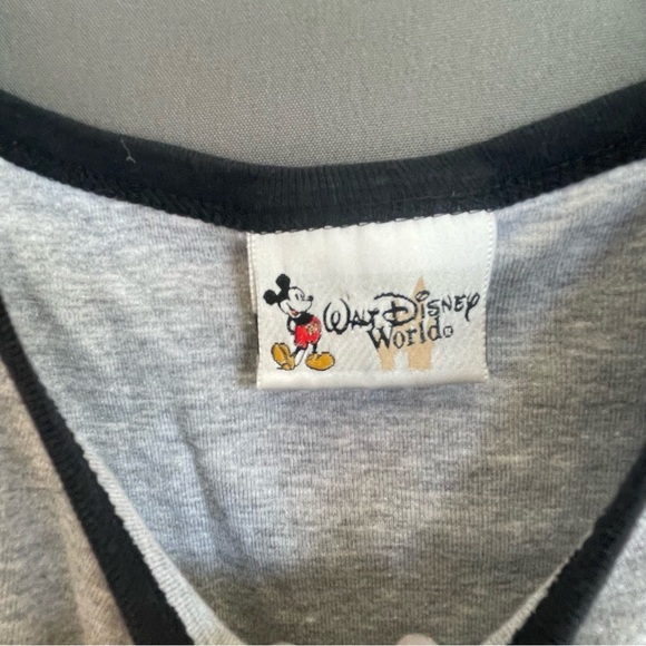 DISNEY Rock n Roller Coaster vintage tank top rock the world 90s embroidery - Picture 7 of 8